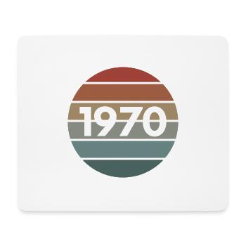 1970 - Mousepad (Querformat) - Weiß - Vorne