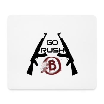 CS:GO Rush B Ak-47 - Mousepad (Querformat) - Weiß - Vorne