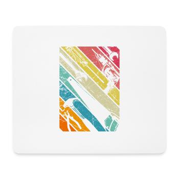 Artisan Tool Vintage Design Gift Retro - Mouse Pad (horizontal) - white - Front