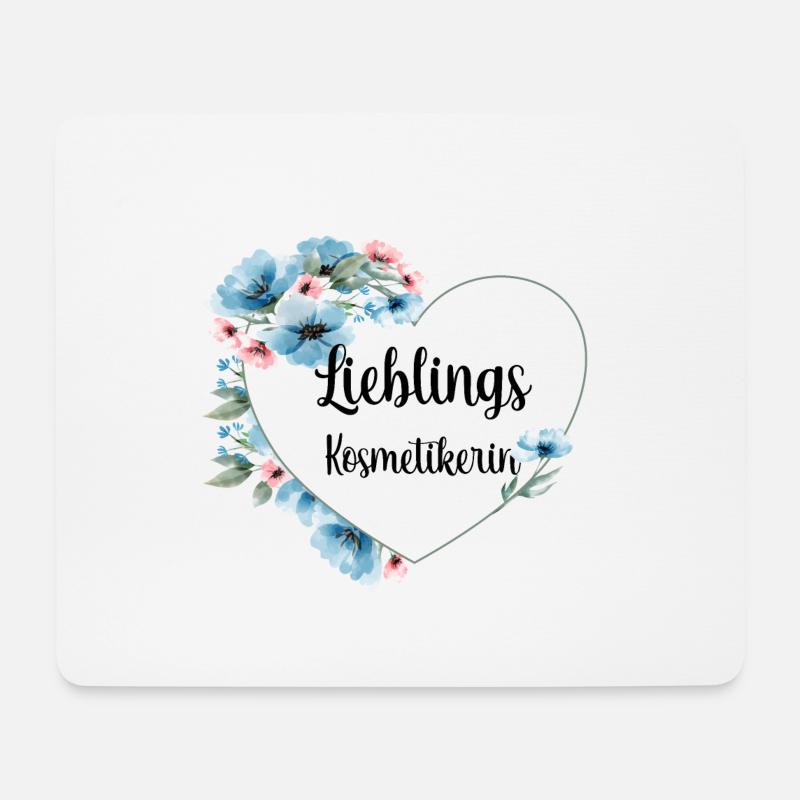 Lieblings Kosmetikerin - Mousepad (Querformat) - Weiß