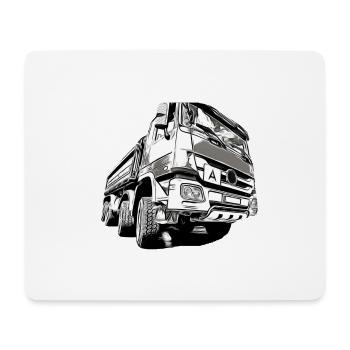 Camions - Tapis de souris (format paysage) - blanc - Devant