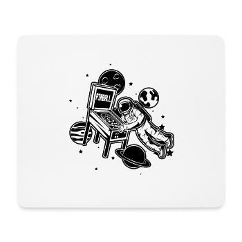 Astronaut Pinball Pinball Arcade Pinball Machine - Mouse Pad (horizontal) - white - Front