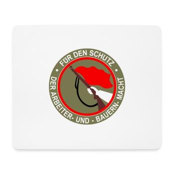 Kampfgruppen der Arbeiterklasse DDR - Mousepad (Querformat) - Weiß - Vorne