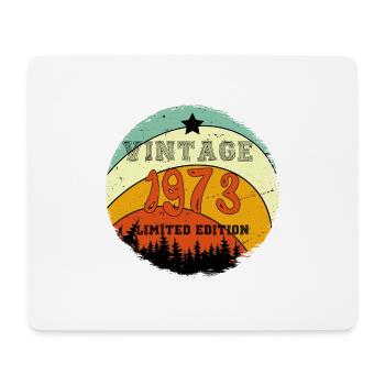 Vintage 1973 Limited - Mousepad (Querformat) - Weiß - Vorne