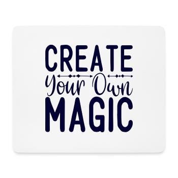 Create your own Magic - Mousepad (Querformat) - Weiß - Vorne