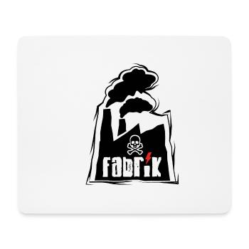 Fabrik - Tapis de souris (format paysage) - blanc - Devant