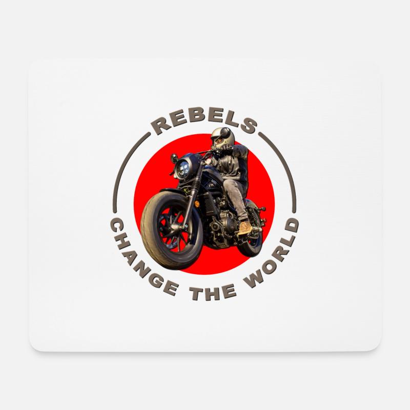 Rebellen verändern die Welt - Mousepad (Querformat) - Weiß