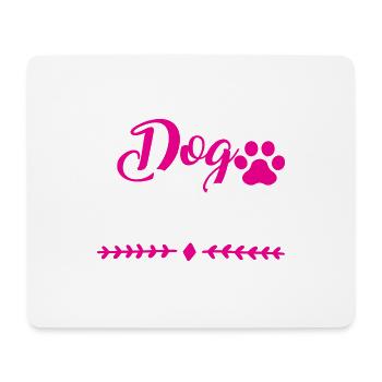 Dog Mom - Mouse Pad (horizontal) - white - Front