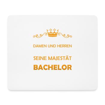 Bachelor Abschluss 2021 Geschenk Spruch König - Mousepad (Querformat) - Weiß - Vorne