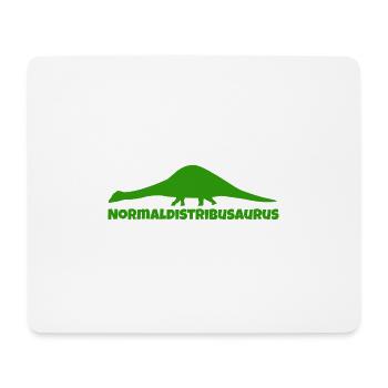 Math Symbol Normaldistribusaurus Dinosaurus Gift - Mousepad (Querformat) - Weiß - Vorne