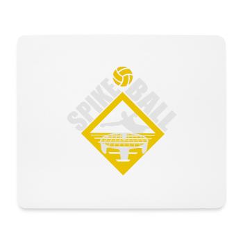 Spikeball Roundnet Rashball Slammo Slam - Mousepad (Querformat) - Weiß - Vorne