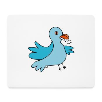 Dove - Mouse Pad (horizontal) - white - Front