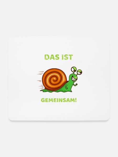 Lustiger Jogger Spruch Lauf Geschenk Spruch - Mousepad (Querformat) - Weiß