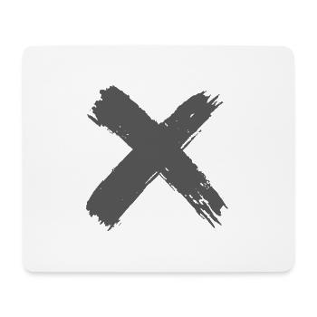 Cross - Mouse Pad (horizontal) - white - Front