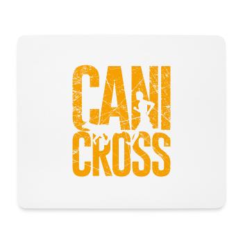 Canicross Laufen mit Hund Zughund Hundsport - Mousepad (Querformat) - Weiß - Vorne