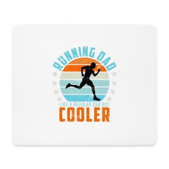 Running Dad Vater Geschenk Spruch Marathon Lauf - Mousepad (Querformat) - Weiß - Vorne