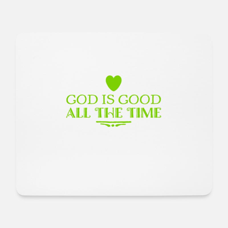 Gott ist der Beste - Mousepad (Querformat) - Weiß