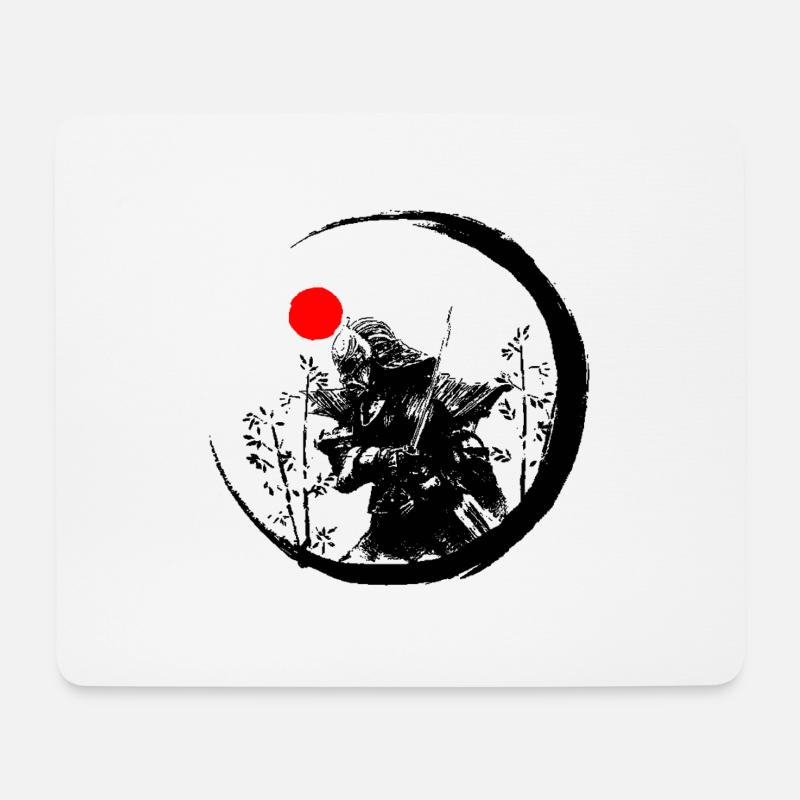 samurai 2 - Mouse Pad (horizontal) - white