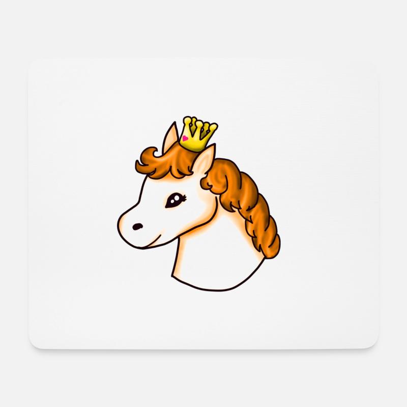 Pony Apricot - Mouse Pad (horizontal) - white