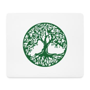 Arbre de vie - Tapis de souris (format paysage) - blanc - Devant