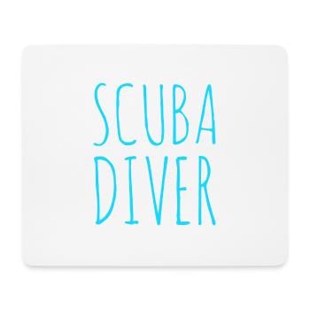 Scuba Diver - Mousepad (Querformat) - Weiß - Vorne