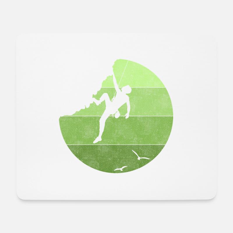 Climbing - Mouse Pad (horizontal) - white