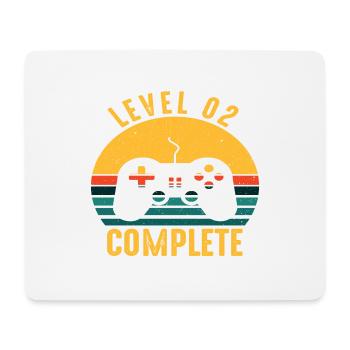 Level 2 Complete - Mouse Pad (horizontal) - white - Front