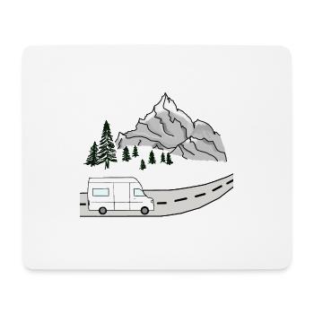 VAN LIFE VANLIFER NOMADS - Mousepad (Querformat) - Weiß - Vorne