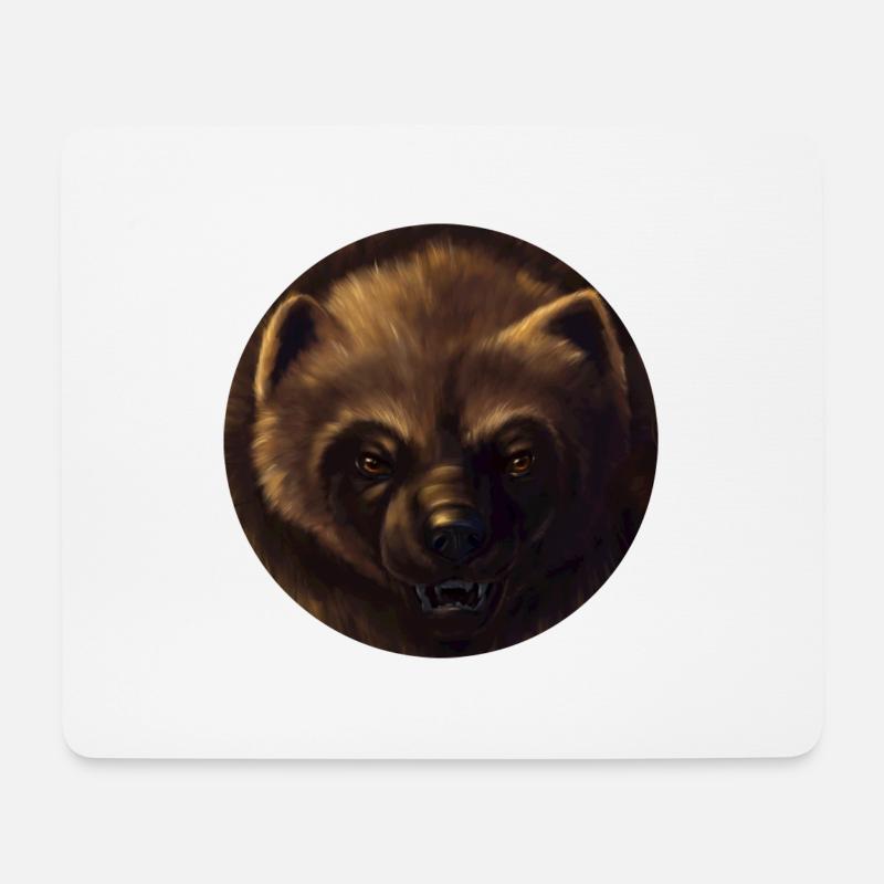 Wolverine - Mousepad (Querformat) - Weiß