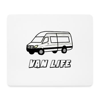 VAN LIFE VANLIFER NOMADS - Mousepad (Querformat) - Weiß - Vorne