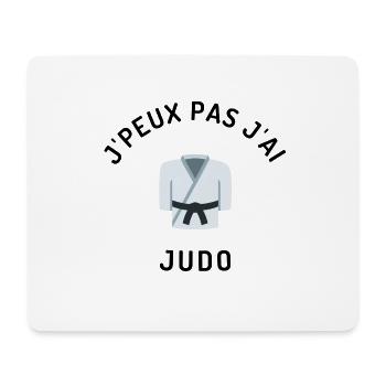 J peux pas j ai judo - Tapis de souris (format paysage) - blanc - Devant