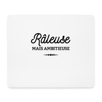 RÂLEUSE MAIS AMBITIEUSE - Tapis de souris (format paysage) - blanc - Devant