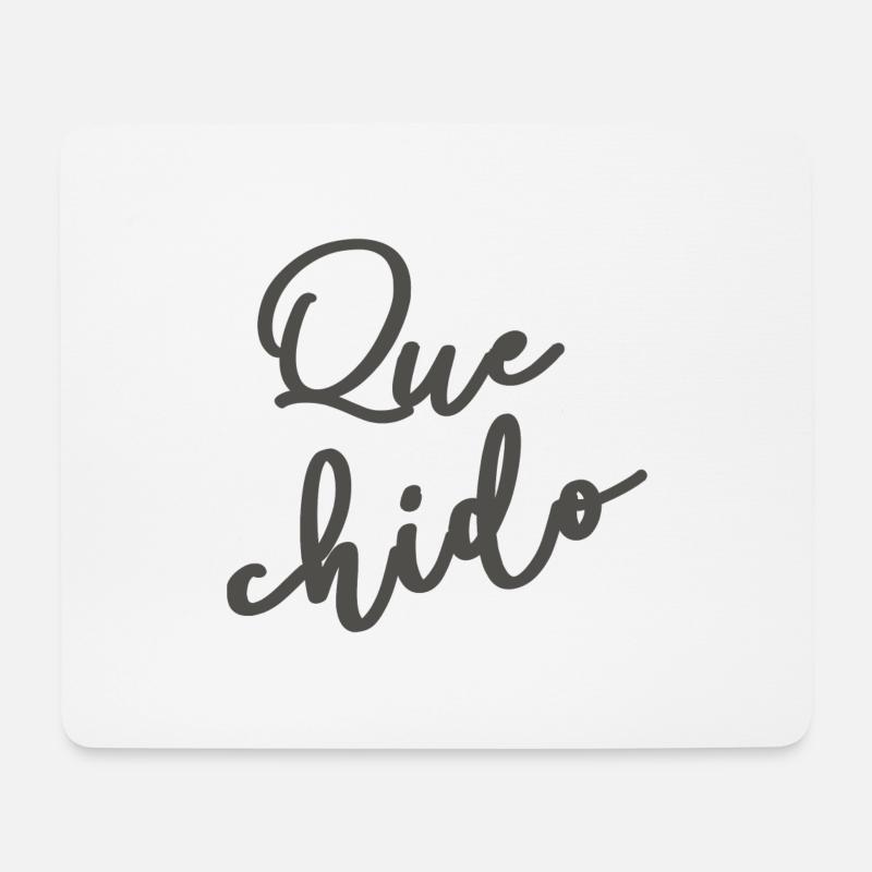 Wie chido. - Mousepad (Querformat) - Weiß