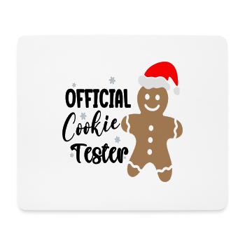 Cookie cadeau de Noël cookie - Tapis de souris (format paysage) - blanc - Devant