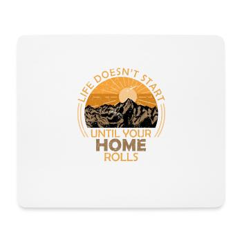 Camper Camping Spruch Wohnmobil Camper Wohnwagen - Mousepad (Querformat) - Weiß - Vorne