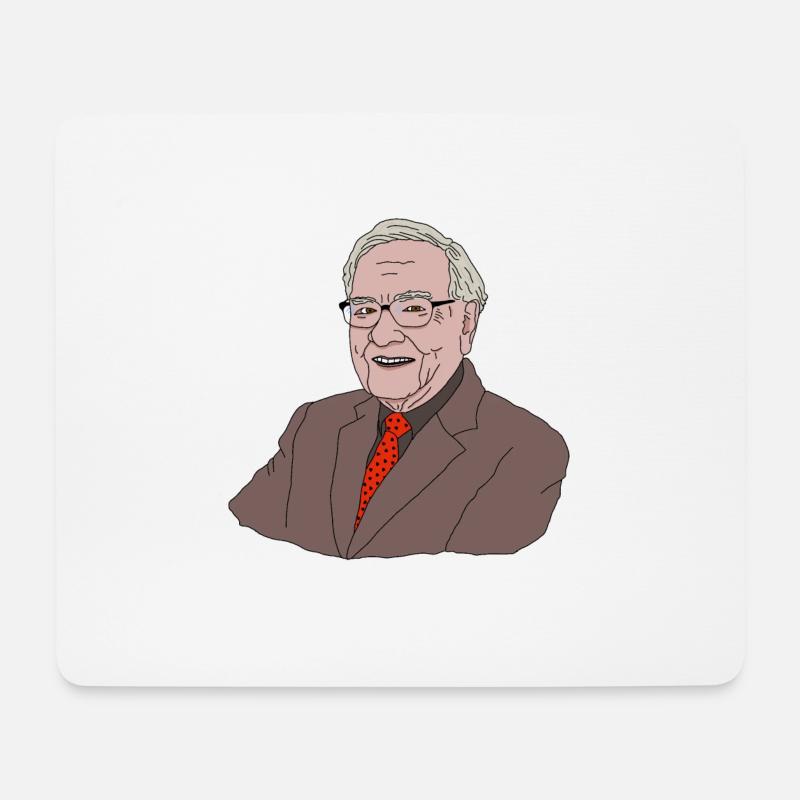 Warren Buffett - Mouse Pad (horizontal) - white