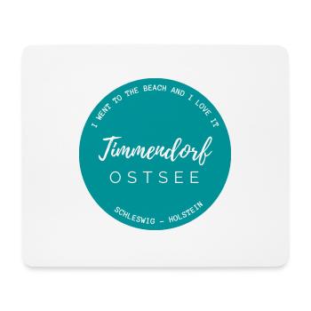 Timmendorf - Mer Baltique - Tapis de souris (format paysage) - blanc - Devant