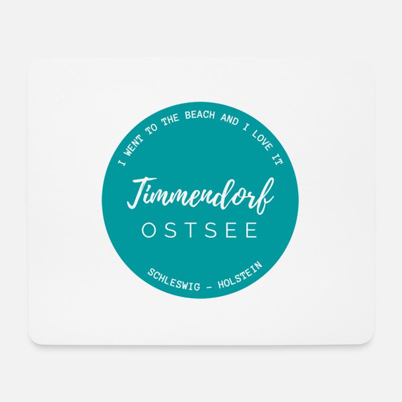 Timmendorf - Ostsee - Mousepad (Querformat) - Weiß