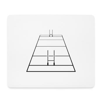 rugby - Mouse Pad (horizontal) - white - Front