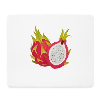 Fruits du Dragon - Tapis de souris (format paysage) - blanc - Devant