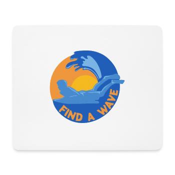 Trouver un bodysurf bodysuring Idée cadeau - Tapis de souris (format paysage) - blanc - Devant