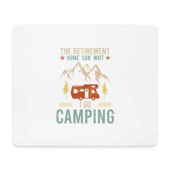 Renter Camping Gift Camper Campsite - Mouse Pad (horizontal) - white - Front