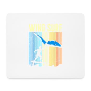 Wing Surf Geschenk Wing Foiler Retro Vintage - Mousepad (Querformat) - Weiß - Vorne