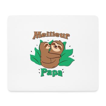 Meilleur Papa - Tapis de souris (format paysage) - blanc - Devant
