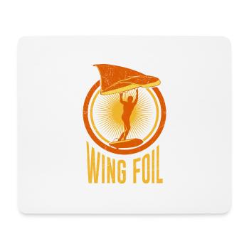 Wing Foil Wing Surf Gift Foil Surfer Saying - Mouse Pad (horizontal) - white - Front