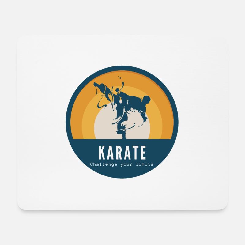 karate - Mouse Pad (horizontal) - white