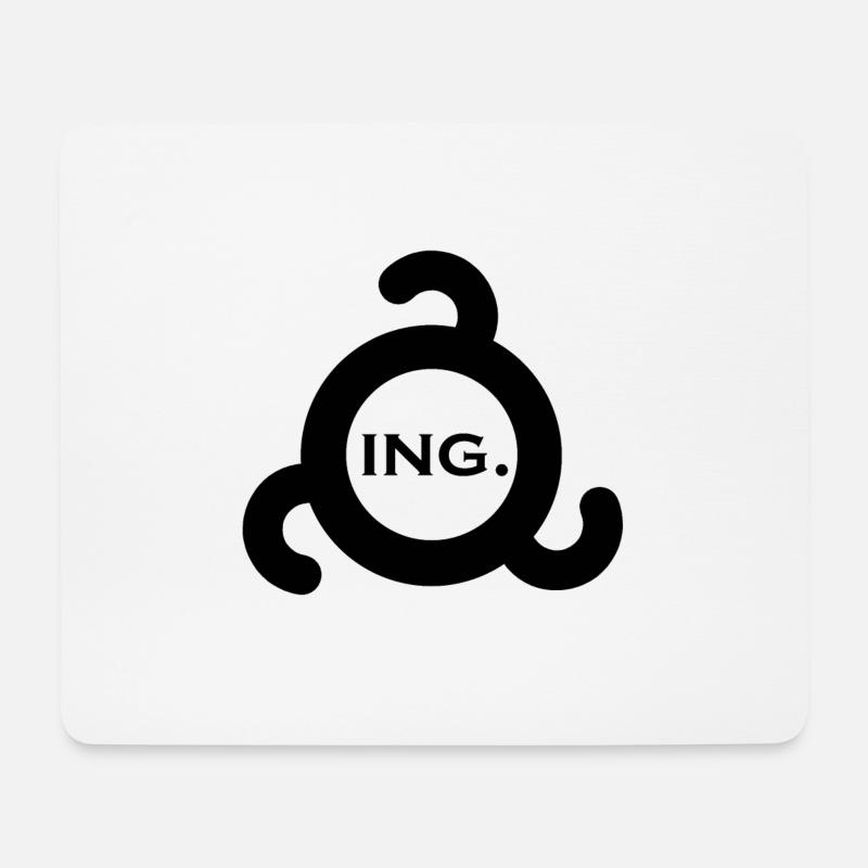 ing. Ingush - Mouse Pad (horizontal) - white