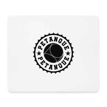 Boule Petanque Boule player Boulekugeln - Mouse Pad (horizontal) - white - Front