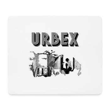 URBEX - Tapis de souris (format paysage) - blanc - Devant