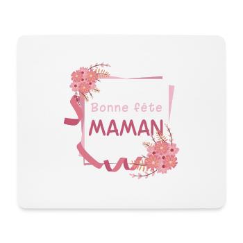 Bonne fête maman Style POST IT - Tapis de souris (format paysage) - blanc - Devant